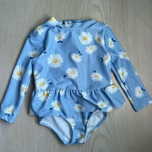 Carter's Blue Daisy Kids Rashguard